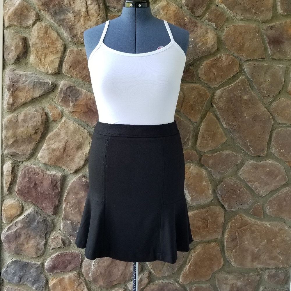 Black Fluted Pointe Skirt
